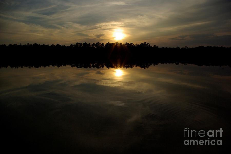 Sun Set at Clearrwater Lake Florida Photograph by John Harmon