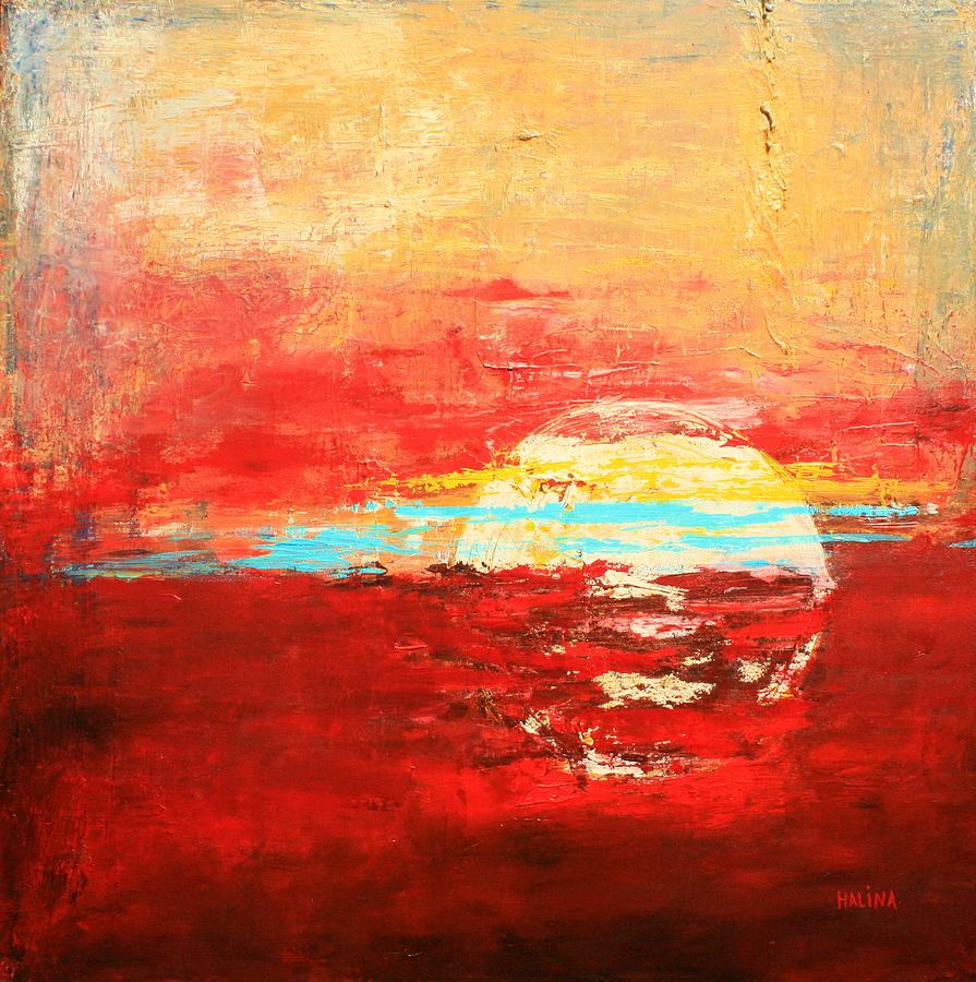 Sun Set - Sun Rise Mixed Media by Halina Grzyb | Fine Art America