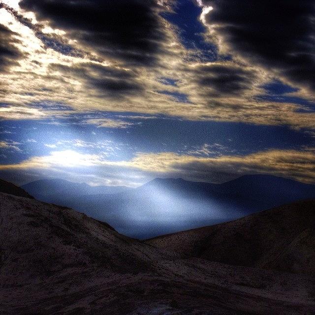 Sun Spots - Death Valley National Park Photograph by Mark David Gerson