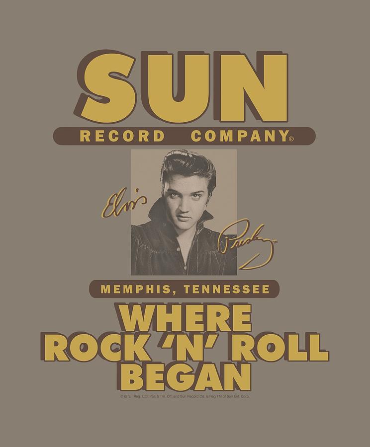 Elvis Presley Digital Art - Sun - Sun Ad by Brand A