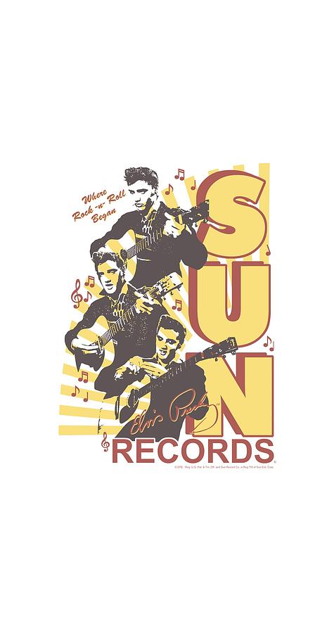 Elvis Presley Digital Art - Sun - Tri Elvis by Brand A