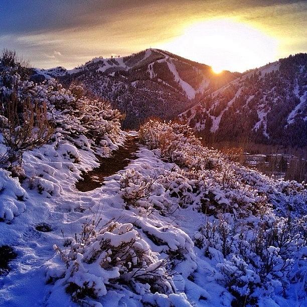 Sunset Photograph - Sun Valley Sunset by Cody Haskell