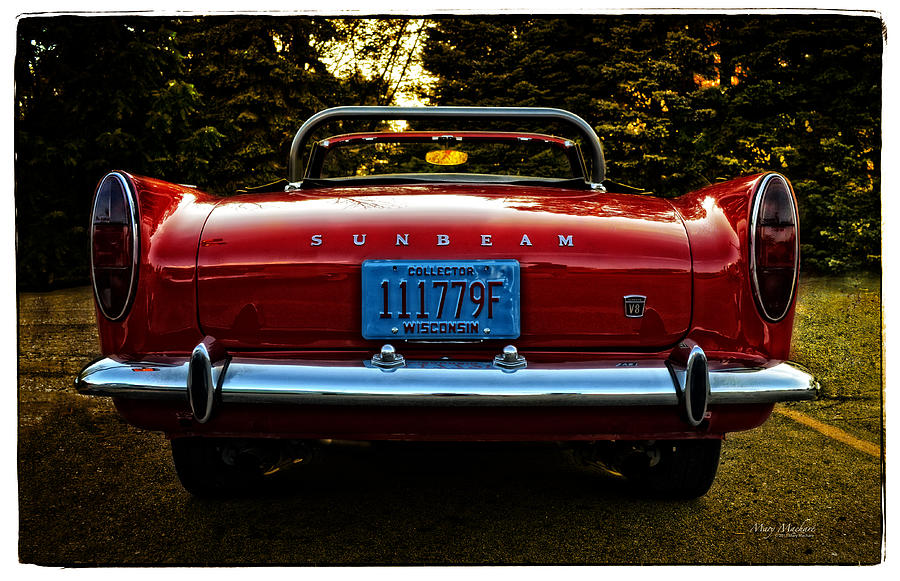 Vintage Automobile Photograph - Sunbeam Alpine Series Roadster by Mary Machare