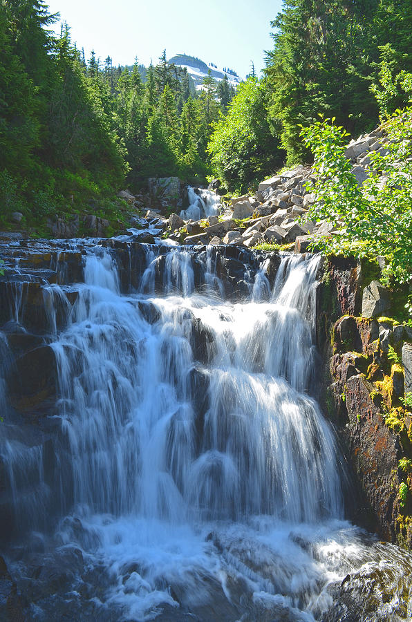 Sunbeam Creek Falls Photograph by Tikvahs Hope