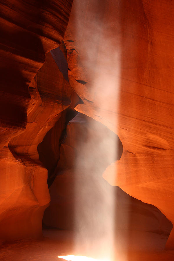 Sunbeam in Upper Antelope Slot Canyon 10 Photograph by Jean Clark