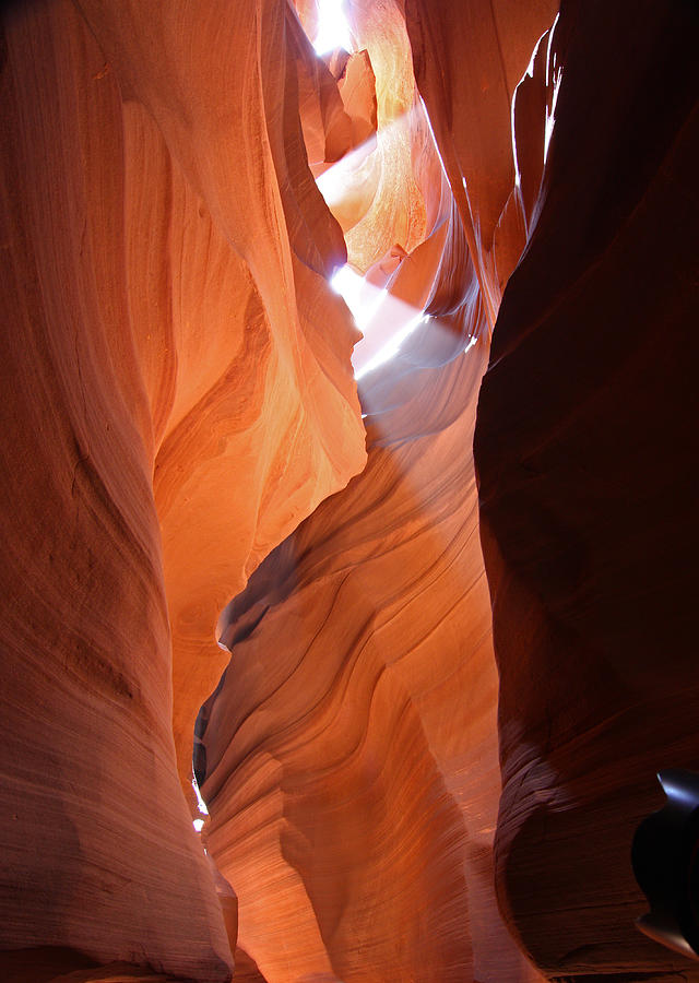 Sunbeams in Upper Antelope Slot Canyon 18 Photograph by Jean Clark