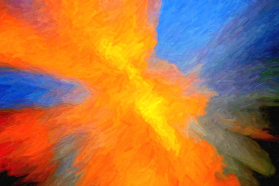 Sunburst Abstract Photograph by Clare VanderVeen
