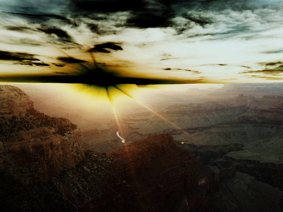 Grand Canyon National Park Photograph - Sunburst by Carrie Putz