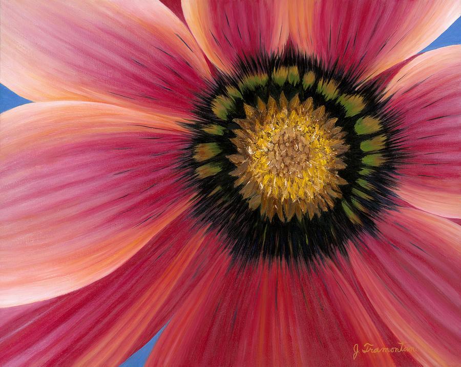 Flowers Still Life Painting - Sunburst by Jeannette Tramontano