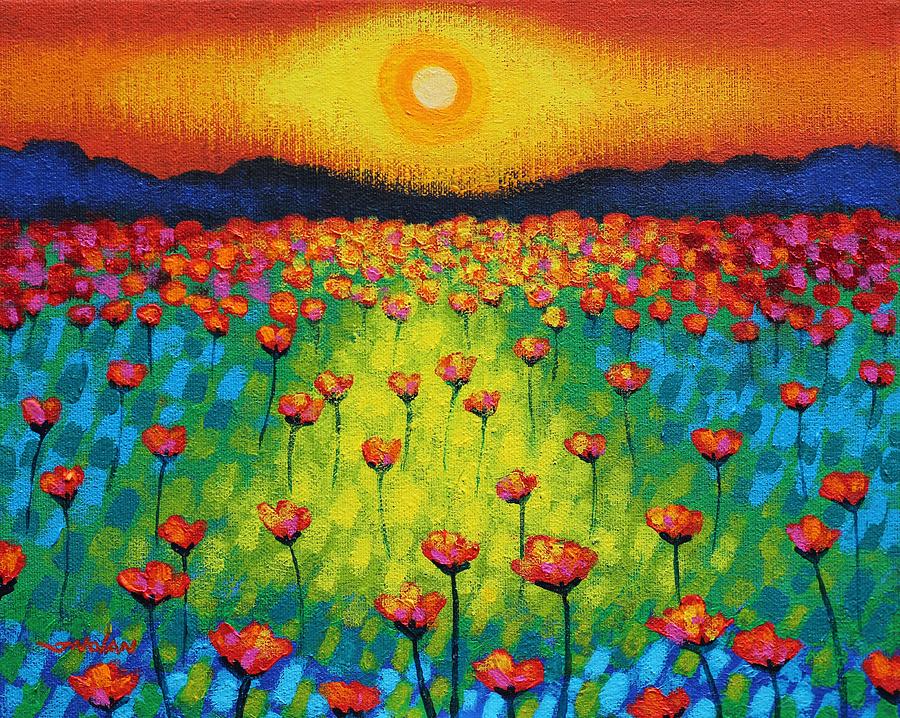Impressionism Painting - Sunburst Poppies by John  Nolan