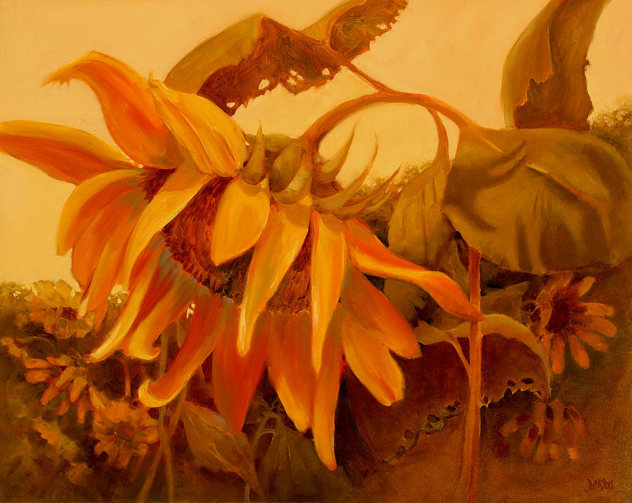 Flower Painting - Sundance by Sue Darius