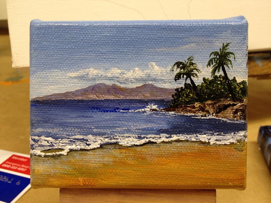 Sunday Afternoon at the Beach Painting by Darice Machel McGuire