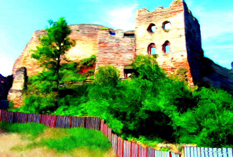 Castle Painting - Sunday Afternoon at the Old Castle by Bruce Nutting
