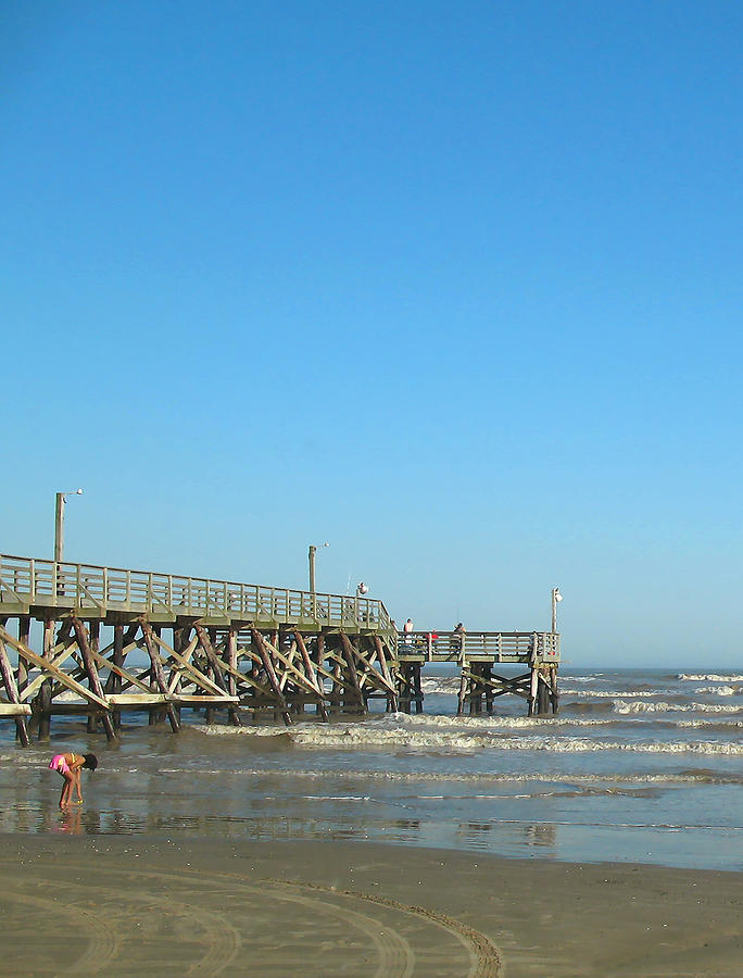 Sunday at Surfside Pier Photograph by Connie Fox