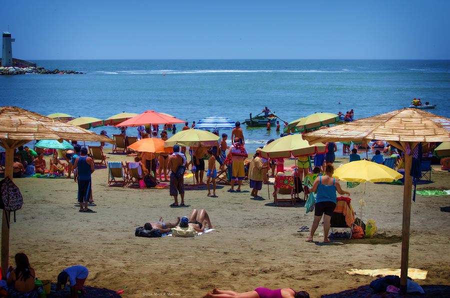 Sunday at the Beach - Barranco Photograph by Mary Machare