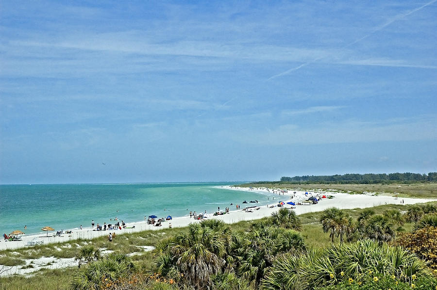 Seascape Photograph - Sunday at the Beach by Norman Johnson Seascape Photograph - Sunday at the Beach by Norman Johnson