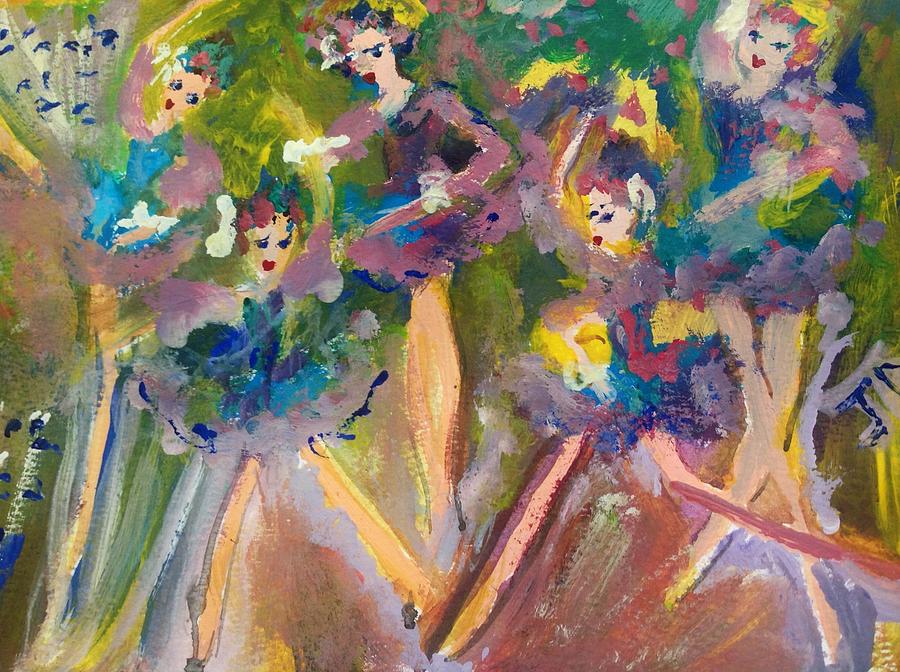 Sunday Ballet Painting by Judith Desrosiers