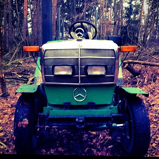 Traktor Photograph - #sunday In The #forest
#mercedes #benz by Jan Kratochvil