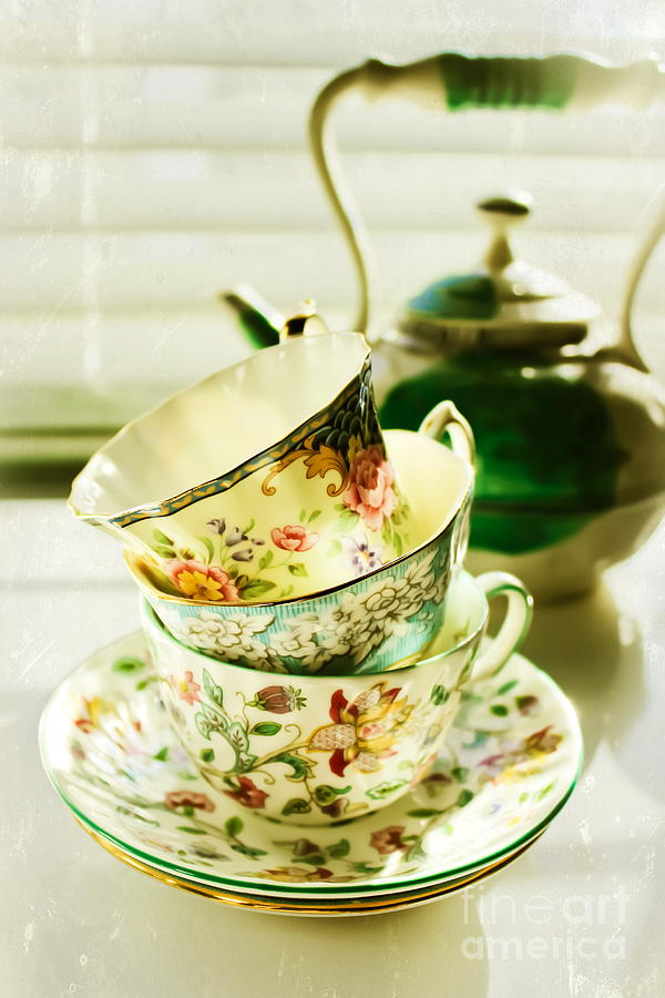 Tea Cup Photograph - Sunday Morning by Colleen Kammerer