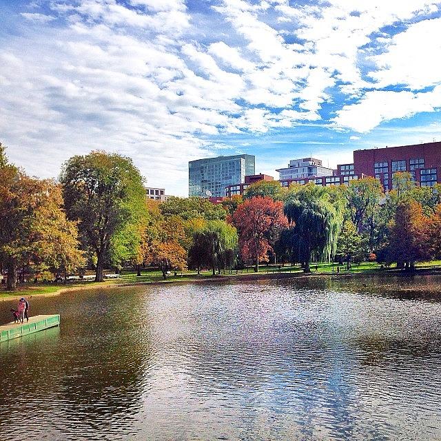 Boston Photograph - #sundayfunday #fall #boston by Mike Heslin