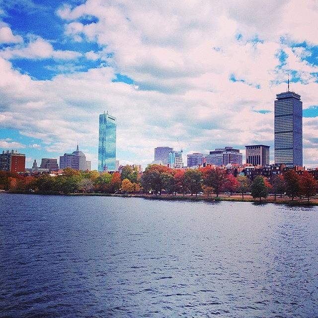 Boston Photograph - #sundayfunday #fall #boston #prudential by Mike Heslin