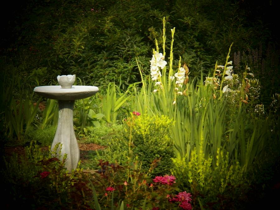 Sundial Garden Photograph by Joyce Kimble Smith