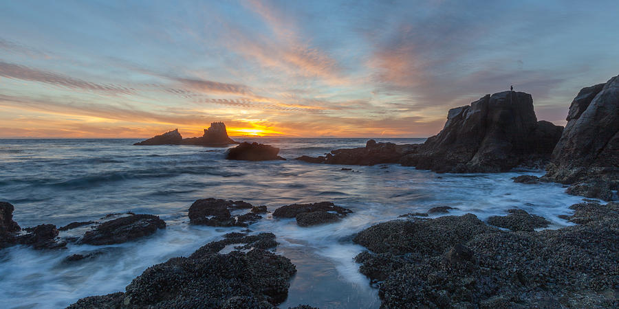 Sundown at Seal Rock Photograph by Cliff Wassmann