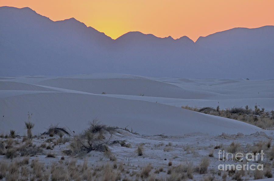 Sunset Photograph - Sundown White Sands  by Judy Grant