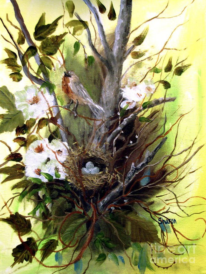 Wren Painting - Sundry Old Philosophies by Sharon Burger