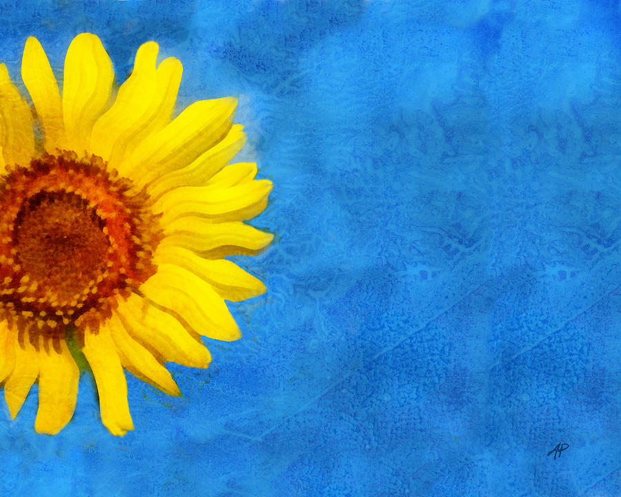 Sunflower Art Digital Art by Ann Powell