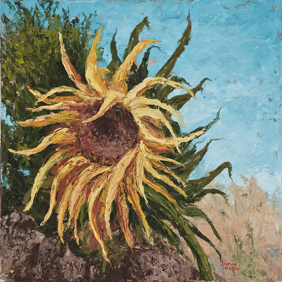 Sunflower Painting by Darice Machel McGuire - Pixels