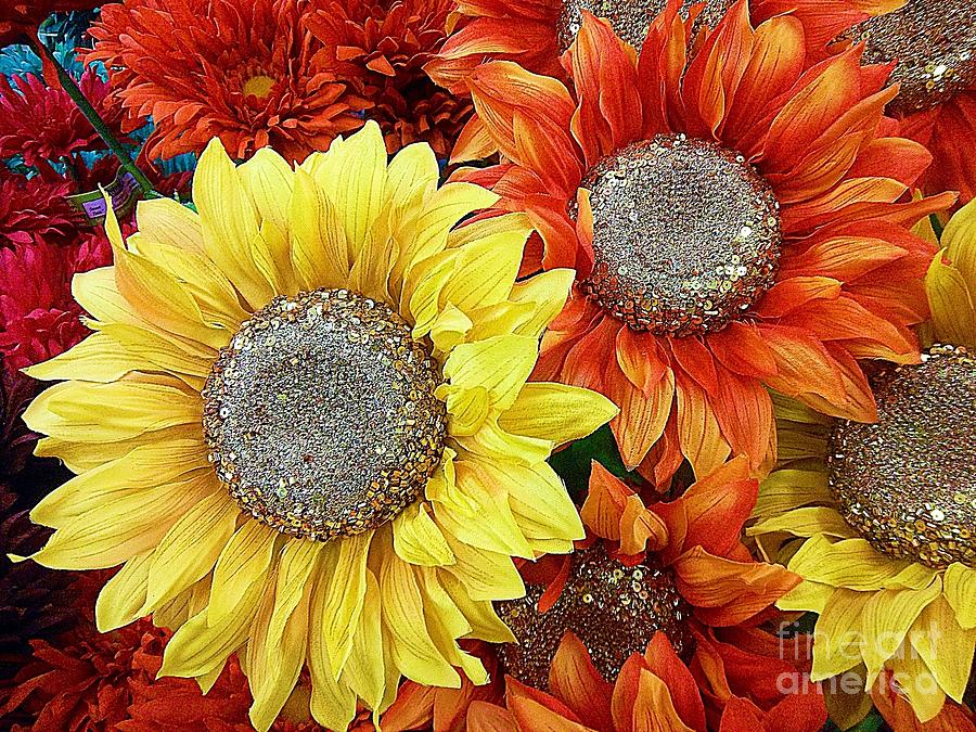 Sunflower Glamour Photograph by Saundra Myles