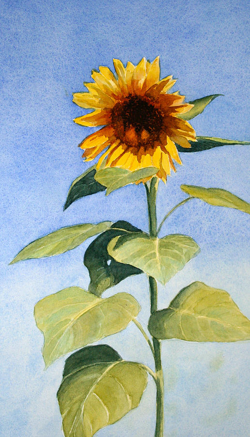 Sunflower II Painting by Vikki Bouffard