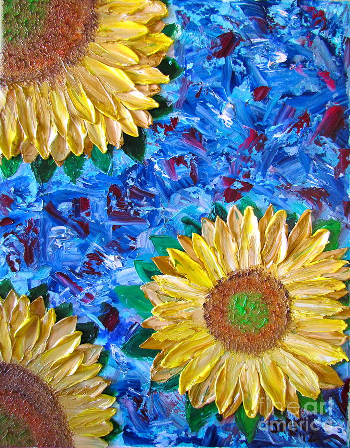 Sunflower Painting - Sunflower by Janie Kraemer