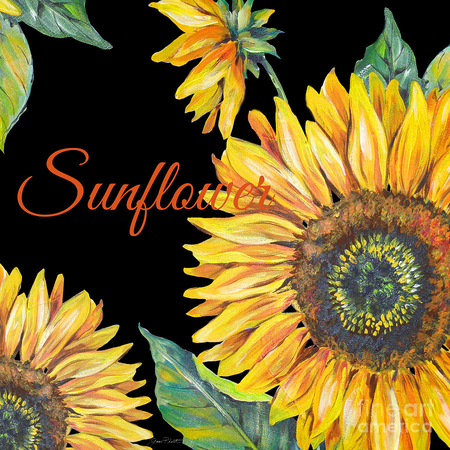 Sunflower-JP2600 Painting by Jean Plout