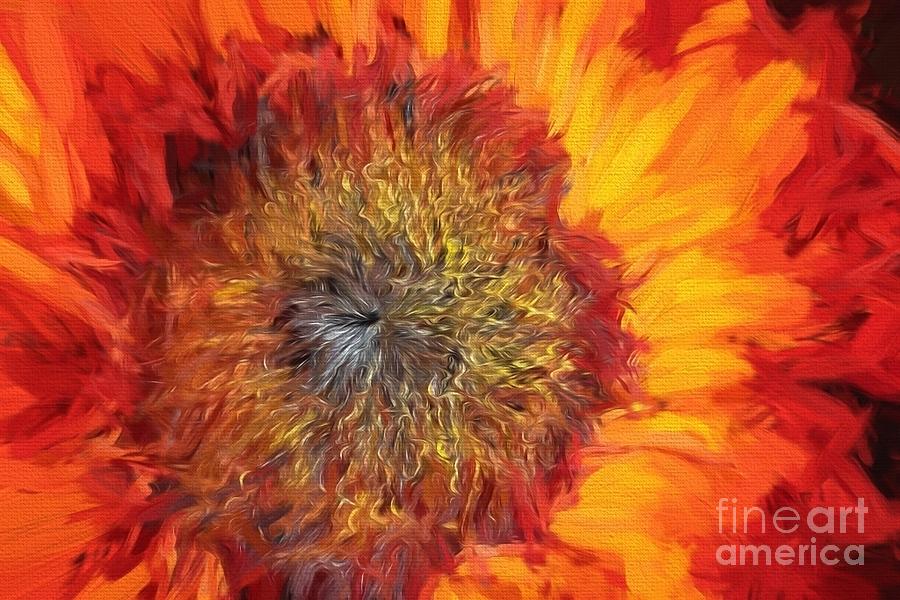 Sunflower LV Painting by Charles Muhle
