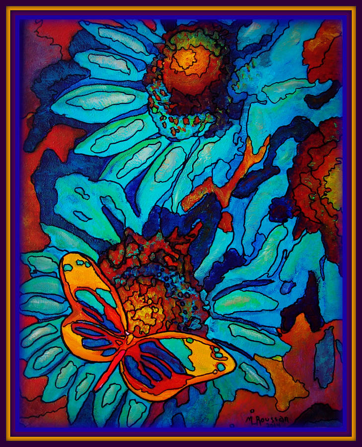 Sunflower Madness III- SOLD Painting by MarvL Roussan