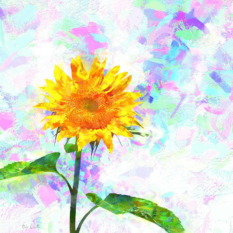 Sunflower Magic Painting by Bob Orsillo