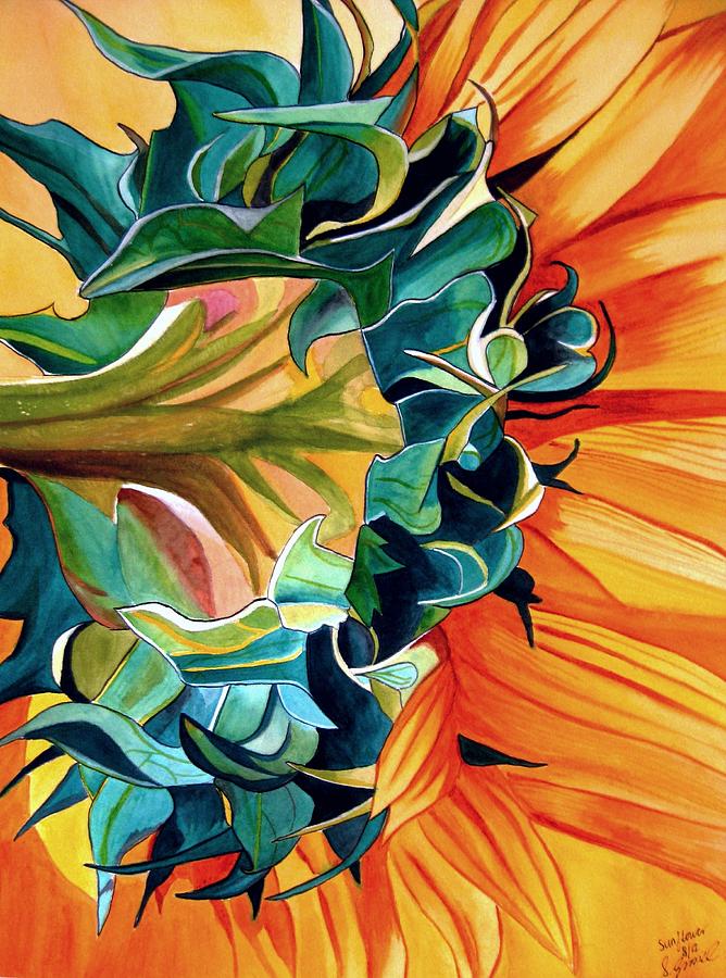 Sunflower Painting by Sacha Grossel | Fine Art America