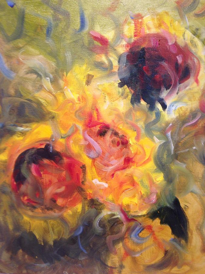 Sunflower Selebrations Painting by Karen Carmean