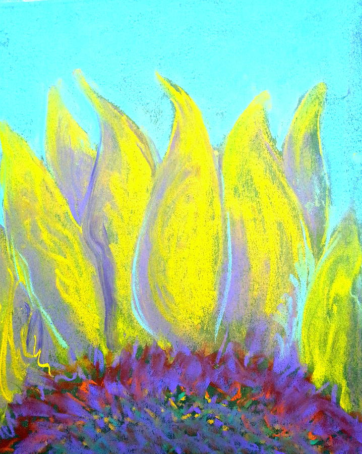 Sunflower Painting by Sue Jacobi