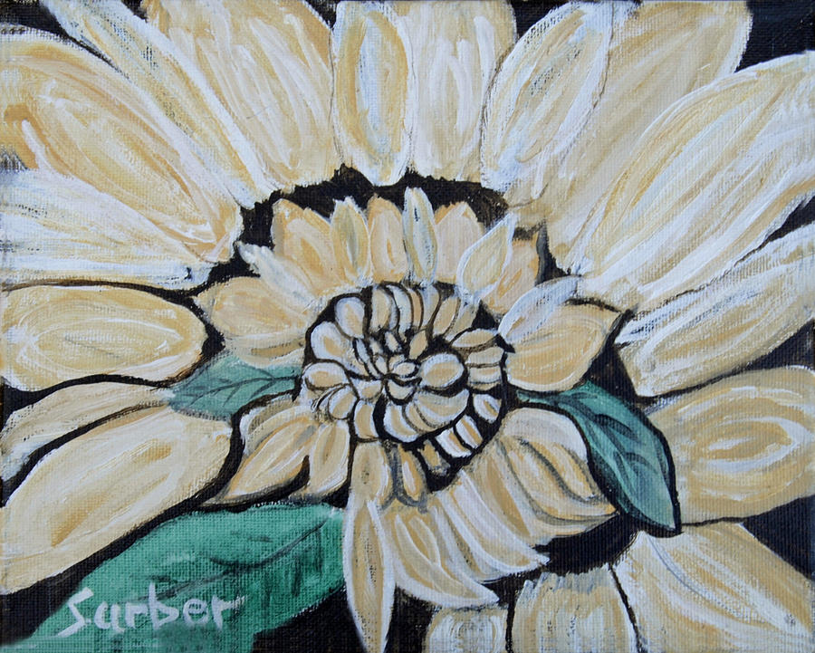 Sunflower Painting by Suzanne Surber