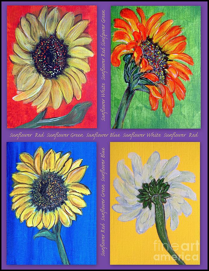 Sunflowers 4 U Painting by Ella Kaye Dickey