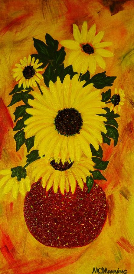 Sunflowers Painting by Celeste Manning