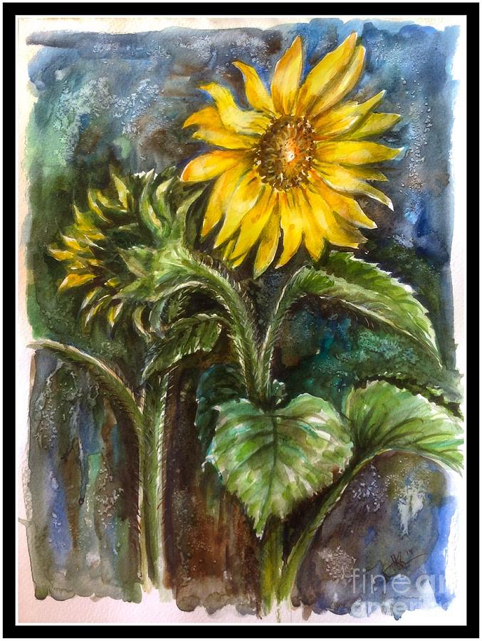 Nature Painting - Sunflowers by Katerina Kovatcheva