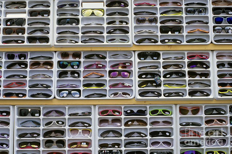 Sunglasses displayed Photograph by Jim Corwin