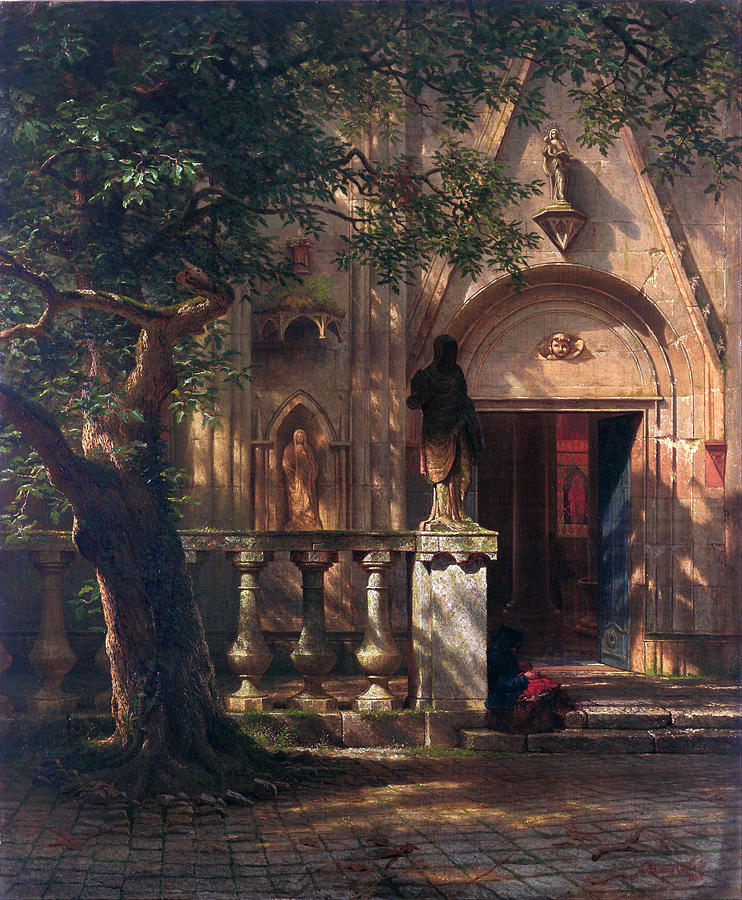 Sunlight and Shadow Painting by Albert Bierstadt