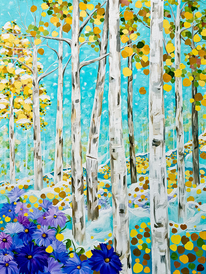 Sunlight and Snowflakes Painting by Linda Rauch - Fine Art America
