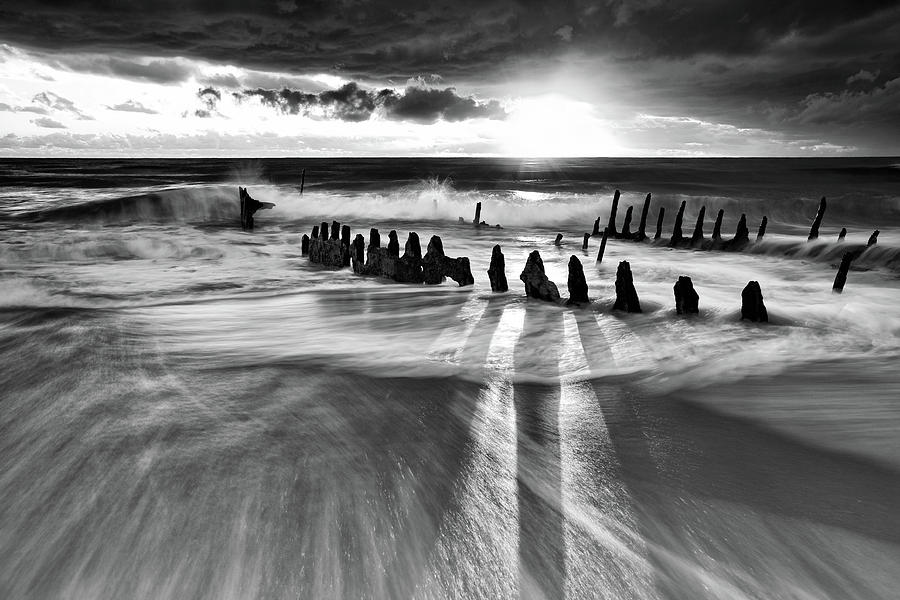 Beach Photograph - Sunlight by Mel Brackstone