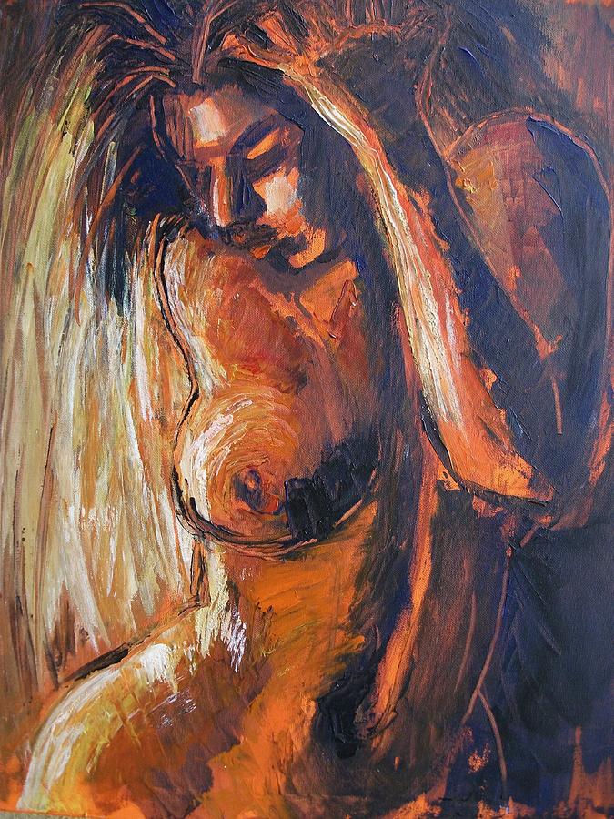 Sunlight - Nudes Gallery Painting by Carmen Tyrrell
